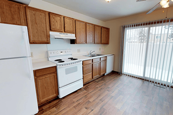 Modern vinyl flooring (in select homes)